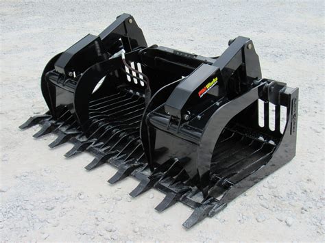 grapple bucket for mini skid steer|mini skid steer rock grapple.